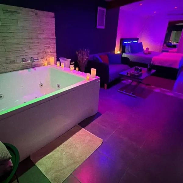 LeStudio83210 Loveroom jacuzzi balneo petit déjeuner inclus meublé de tourisme 3 étoiles，位于Belgentier的酒店