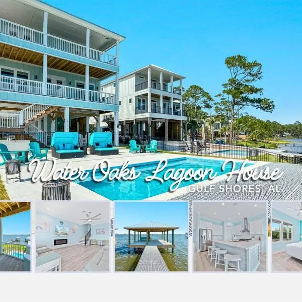 Heated Pool Dock Modern Lagoon Waterfront Home，位于格尔夫海岸的酒店