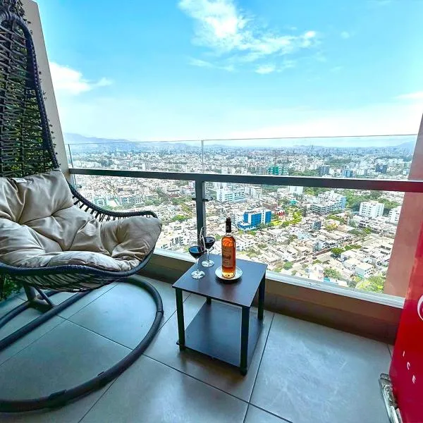 Departamento con Vista Panorámica，位于利马的酒店