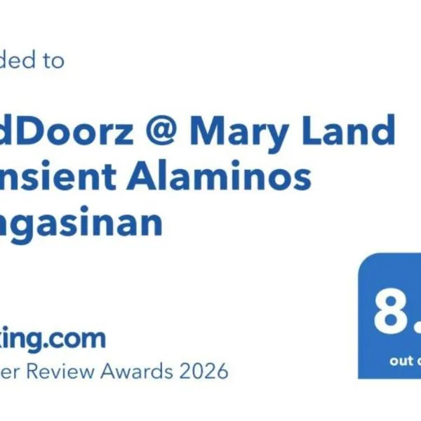 RedDoorz @ Mary Land Transient Alaminos Pangasinan，位于阿拉米诺斯的酒店