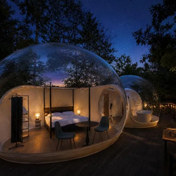 La Luna sul Bosco Bubble Rooms，位于Camporgiano的酒店