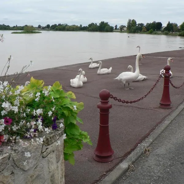 Gites Lacale face à la rivière，位于Vignonet的酒店