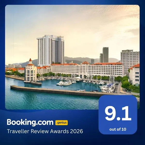 Straits Quay Marina Suites Penang，位于乔治市的酒店