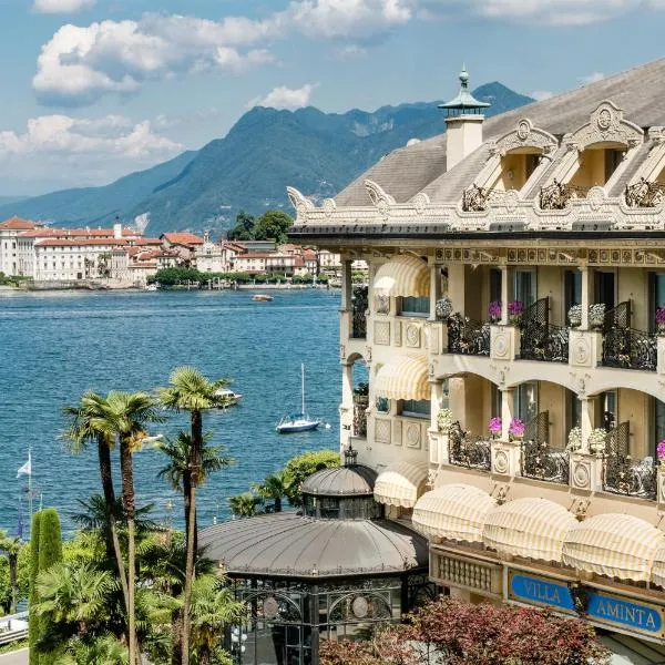 Hotel Villa e Palazzo Aminta，位于阿尔梅诺的酒店