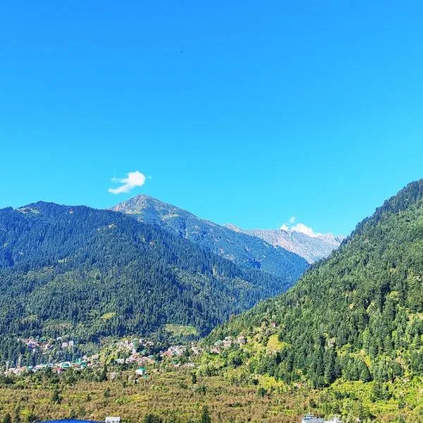 Wander Nest Manali Luxurious rooms with mountain and river view，位于马拉里的酒店