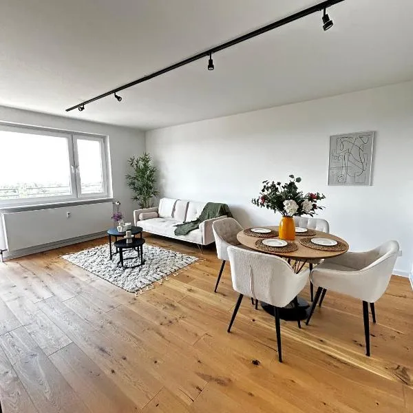 Penthouse 12 Stock Panorama Flughafen MUC，位于弗赖辛的酒店