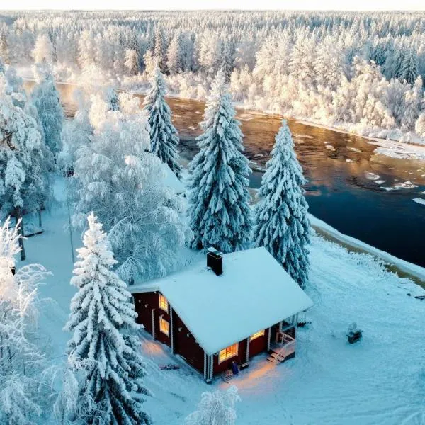 Villa Hiisi Lapland Aurora Riverside,位于拉努阿的酒店
