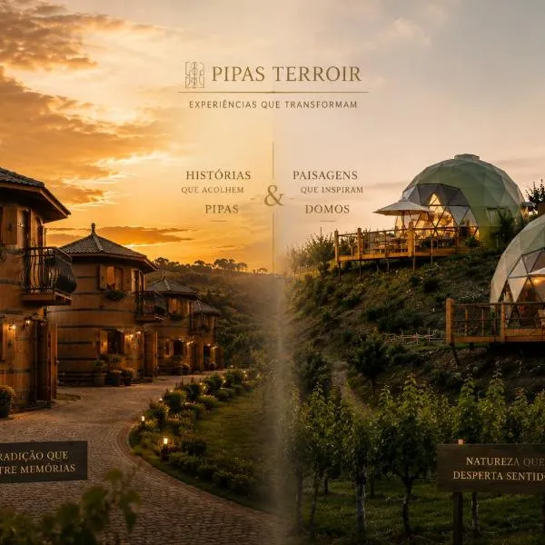 Pipas Terroir & Domos Perlage - Experiências Únicas no Vale dos Vinhedos，位于本图贡萨尔维斯的酒店