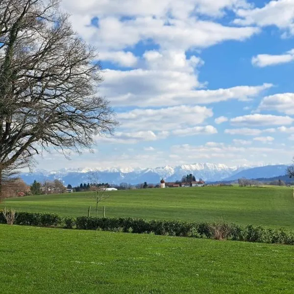Ferienwohnung Alpenblick，位于Wessobrunn的酒店