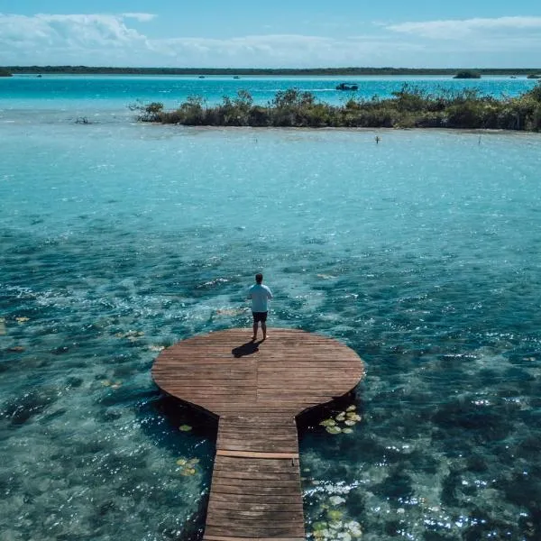 Hotel CasaBakal - A pie de Laguna - Bacalar，位于巴卡拉尔的酒店