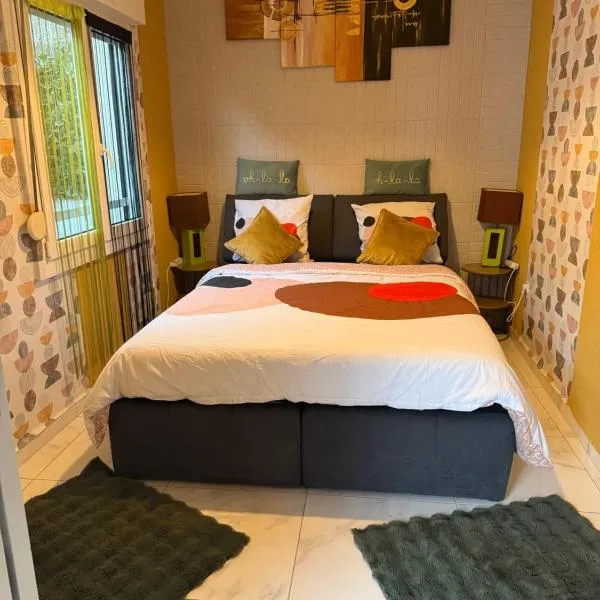 Sirine57 Charming House for 5 Guests Large Private Parking for Cars Vans，位于Florange的酒店