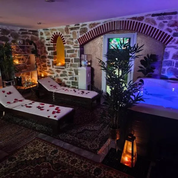 Giorgos Suite - Jacuzzi Hideaway in Lydia, Kavala，位于Lidia的酒店