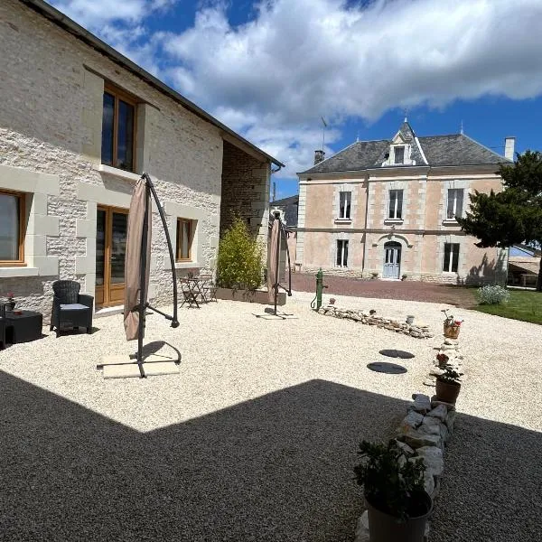 Gîte "Les Pièces du Moulin"，位于Angliers的酒店
