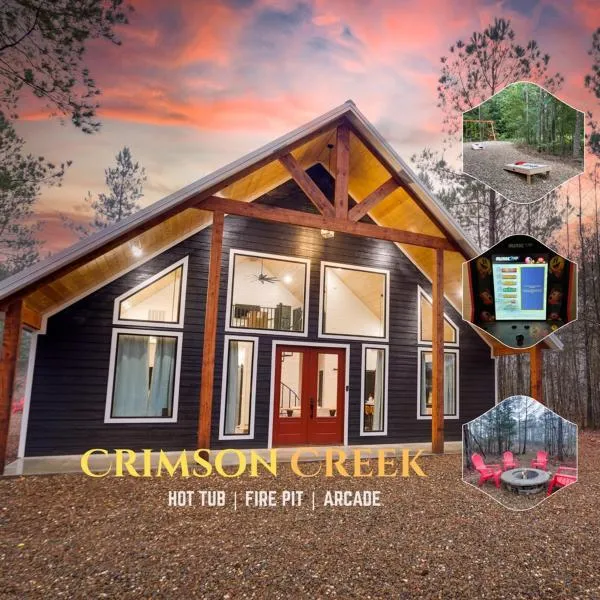 Crimson Creek Secluded CabinHot TubPet-Friendly，位于布罗肯鲍的酒店