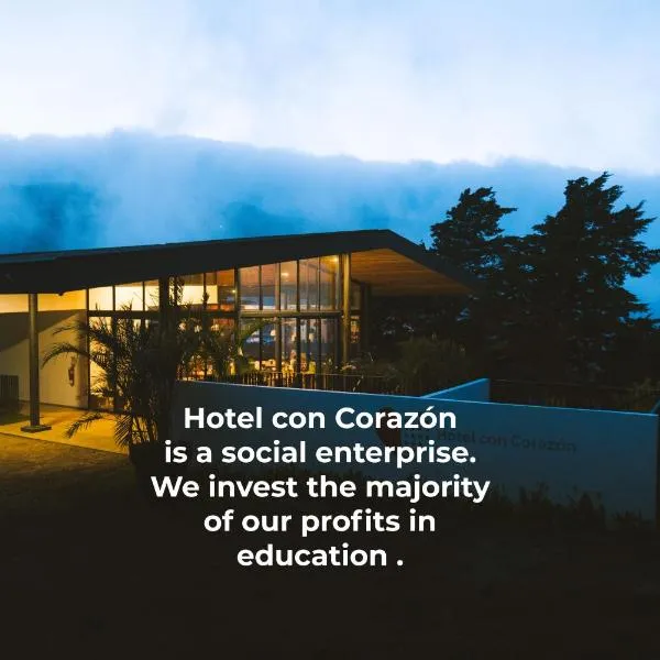 Hotel con Corazon Monteverde，位于蒙泰韦尔德哥斯达黎加的酒店