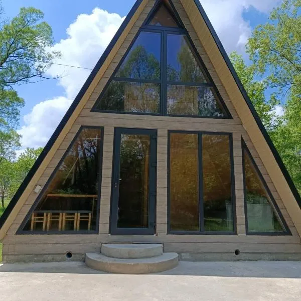 A-frame family，位于Prokurava的酒店