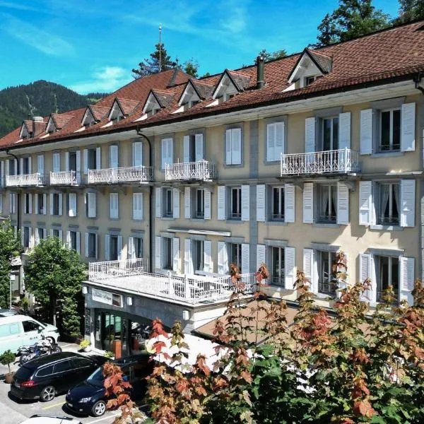 Résidence le Sapin & Bains de la Gruyère,位于沙尔梅的酒店