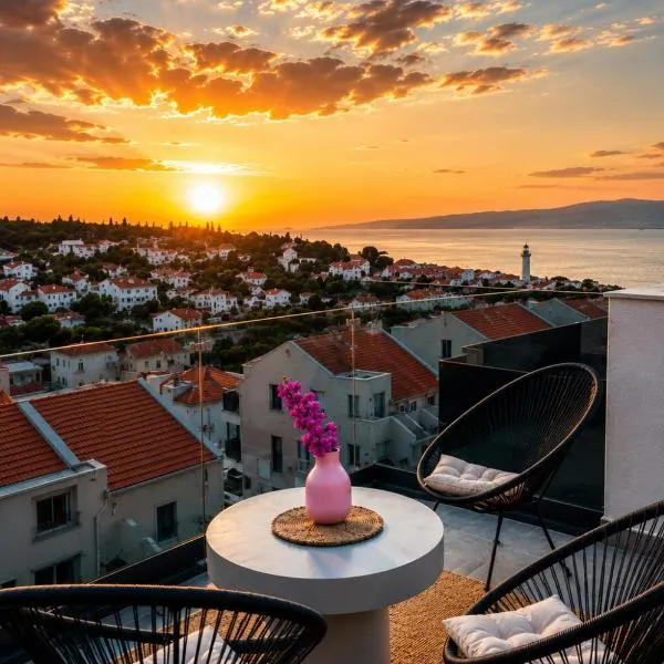 Modern Sunset Sea View Apartment with Large Terrace - Immortelle，位于苏提万的酒店