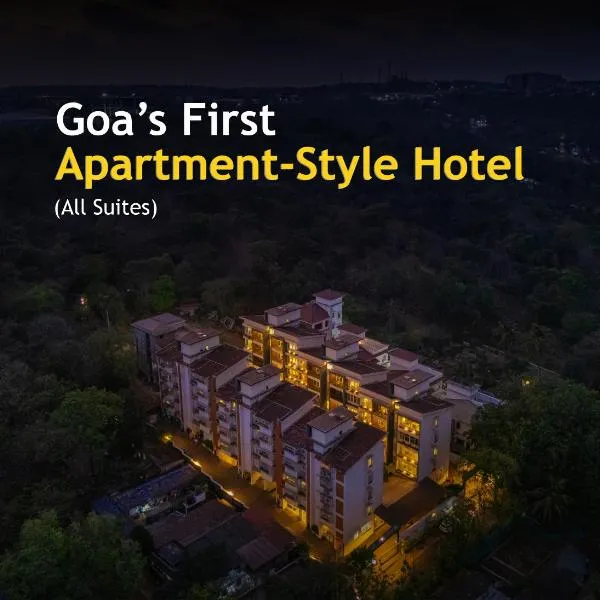 Perfectstayz Premium Carnival Suites Near Candolim，位于Pilerne的酒店