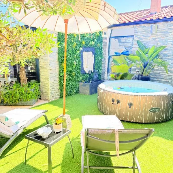 O jardin des Sens -Séjour Bien-être & détente &Jacuzzi，位于贝济耶的酒店