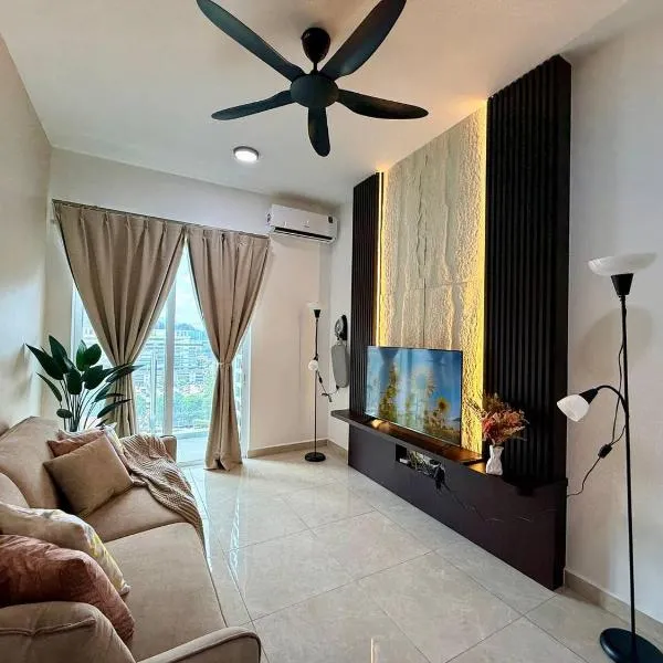 OliveSky Suites by Grab A Stay ICC Ipoh Parade 2 King Bed，位于怡保的酒店