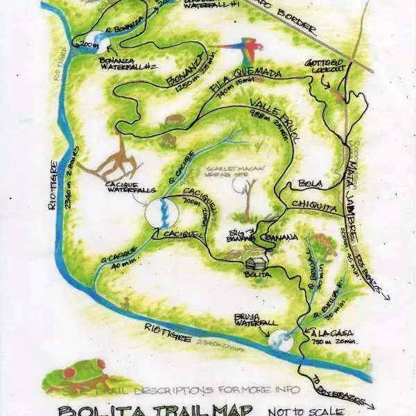 Bolita Trails and Lodging，位于Dos Brazos的酒店