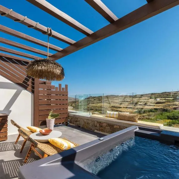 SilvAir Jacuzzi Suites, Mykonos,位于Dexamenes的酒店