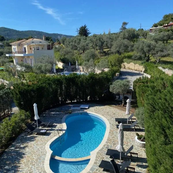 Sunset Villa Amelia Skiathos，位于Skiathos National Airport的酒店