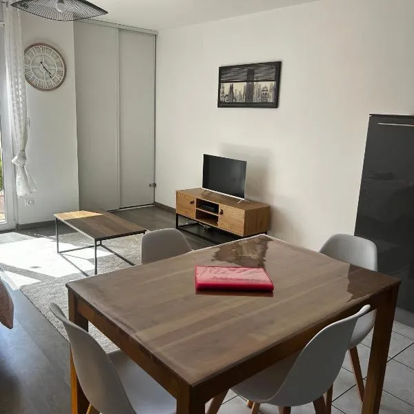 L appart - à 10 min de Colmar - parking et garage gratuit - ascenseur & clim,位于Sainte-Croix-en-Plaine的酒店