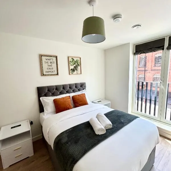 Birmingham City Centre, Luxury 1 Bed Apartment 28 - Free Parking，位于伯明翰的酒店
