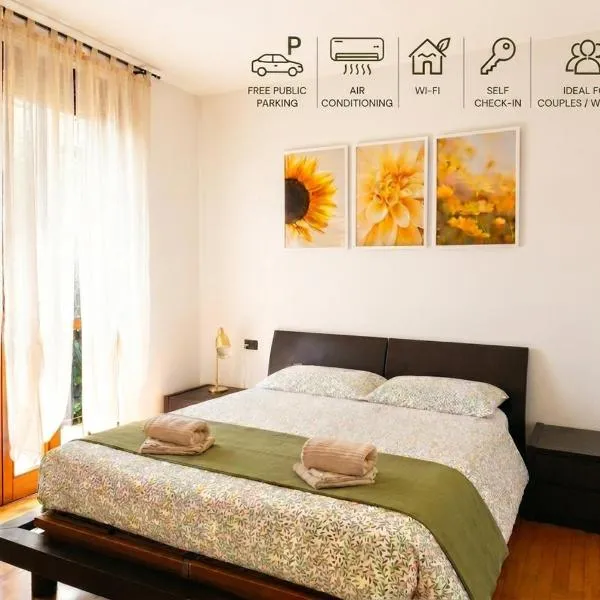 Apartment near Lake Como -300m to station -AC，位于瓦尔玛德雷拉的酒店