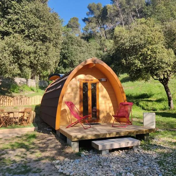 Hébergements Insolites Camping la Pinède des Mées，位于Les Mées的酒店