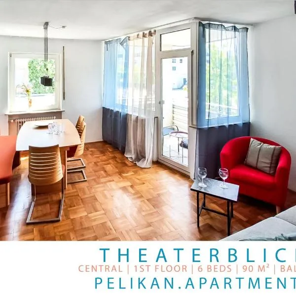 Theaterblick - 3 Zimmer Apartment am Theater，位于乌尔姆的酒店