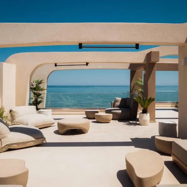 Batis Aero Beachfront Wellbeing Hotel，位于罗希姆诺的酒店