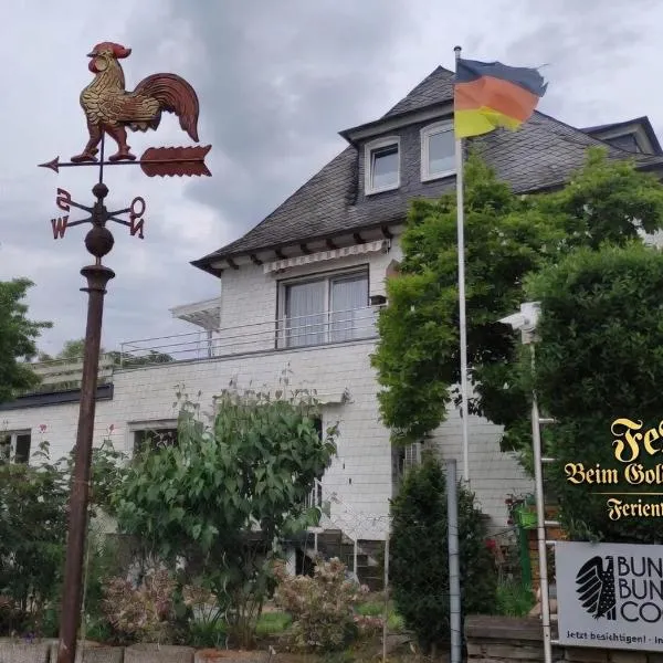 Ferienwohnung beim Goldenen Hahn，位于科赫姆的酒店