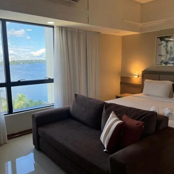 Flat Tropical Executive - Linda vista para o rio，位于马瑙斯的酒店