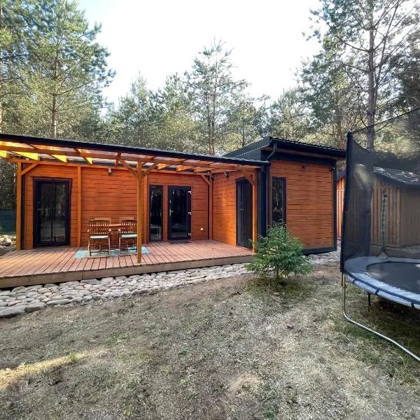 Domek pod lasem Mazury，位于Miętkie的酒店
