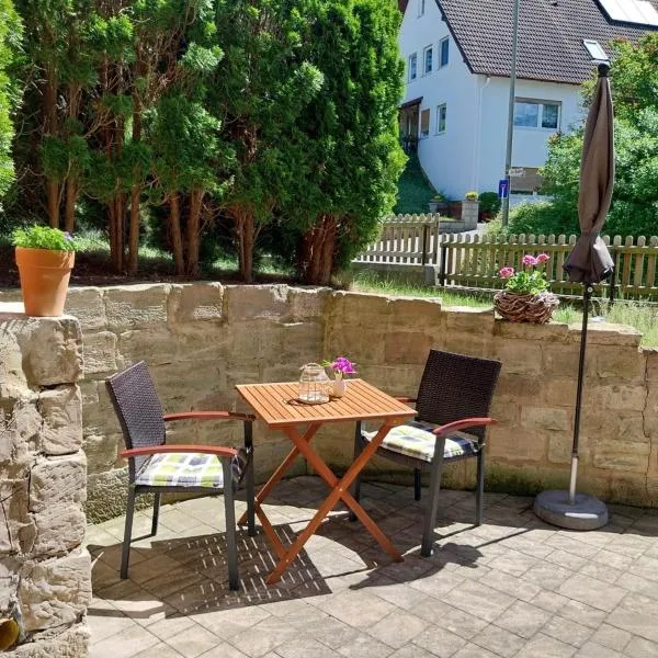 Gemütliche FeWo zwischen Fichtelgebirge & Frankenwald,位于Himmelkron的酒店