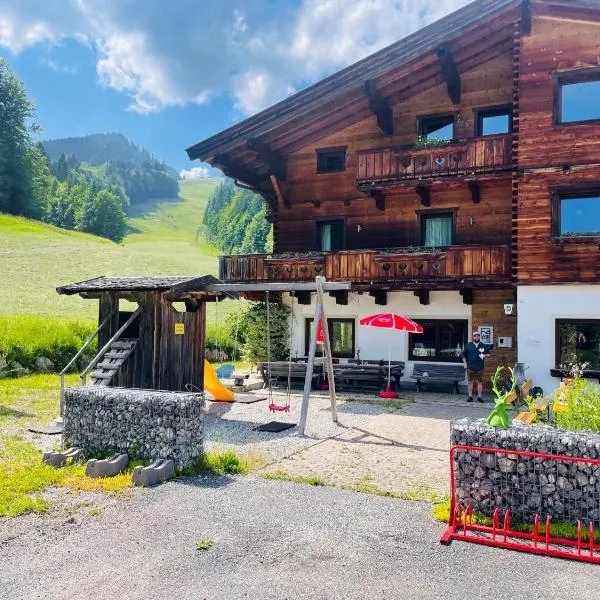Natursport Heutal Appartements Ski-in & Ski-out，位于翁肯的酒店