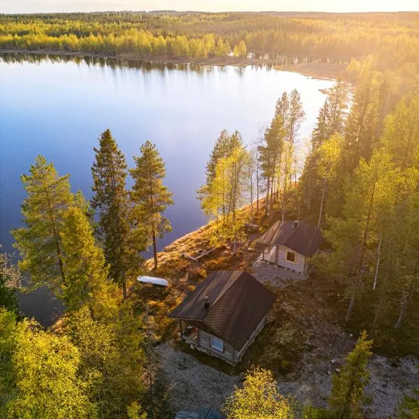 Kutulammen erämökki saunalla,位于拉努阿的酒店
