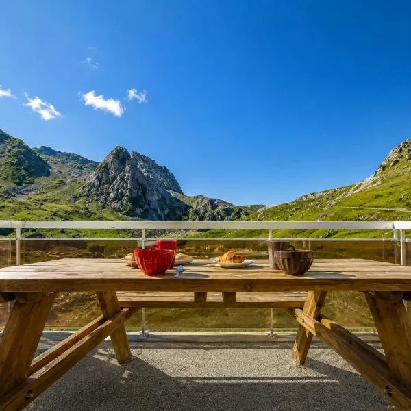 Appt pied des pistes, terrasse et parking couvert,位于拉姆吉的酒店