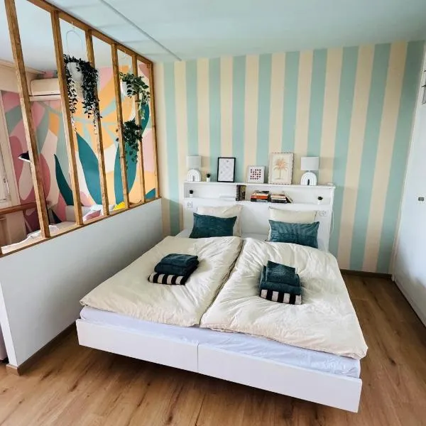 Ticino Lakeview Apartment，位于比索内的酒店