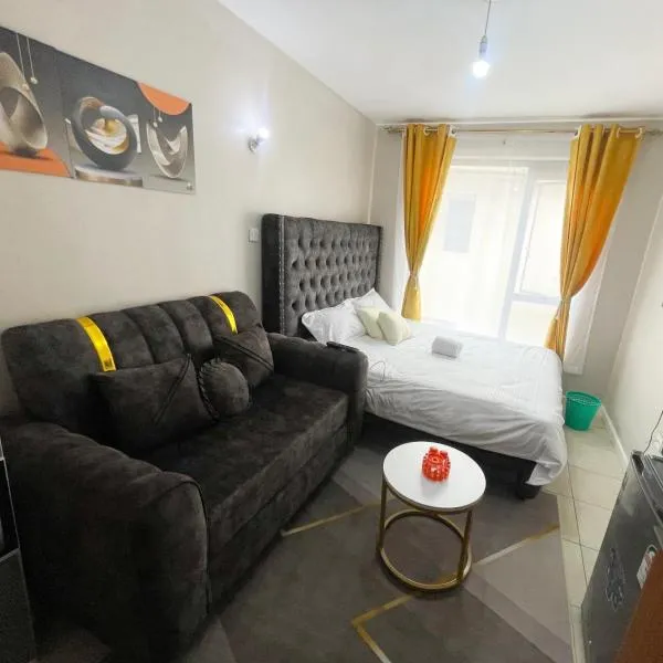 Feelhome-Studio with rooftop pool，位于Kiambu的酒店