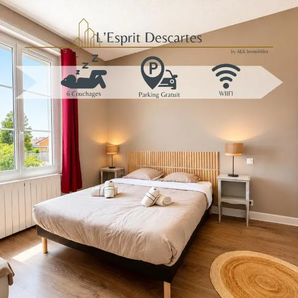 L'Esprit Descartes，位于罗阿纳的酒店
