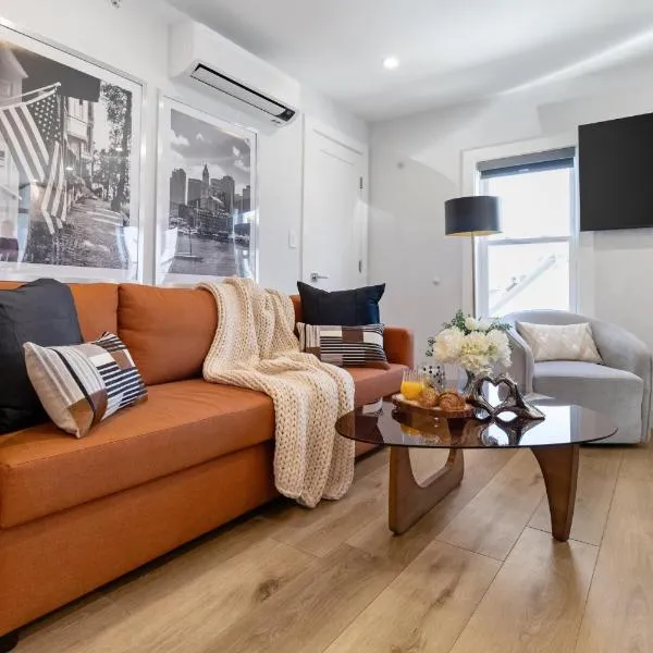 Parking 3BR2Bth Cambridge Boston W&D Subway AC，位于萨默维尔的酒店