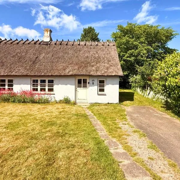 Charming Danish Half-Timbered Cottage near Puttgarden，位于Holeby的酒店