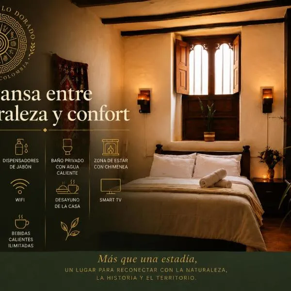 Hotel Pueblo Dorado Sesquilé，位于Sesquilé的酒店