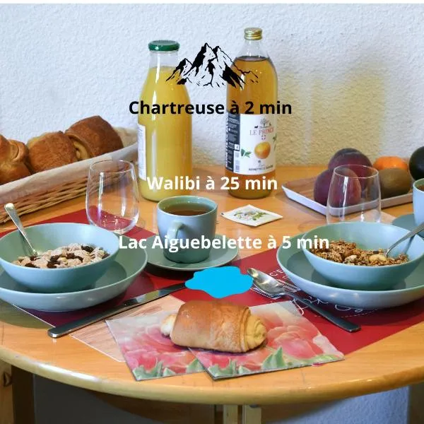 Appartement Cosy - Business & Détente - Lacs & Chartreuse - Proche A43，位于Saint-Béron的酒店