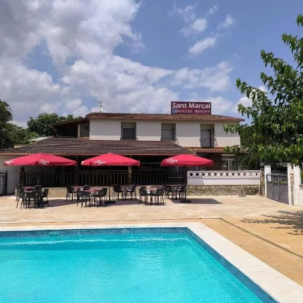 Hostal Restaurant Sant Marçal，位于Amer的酒店