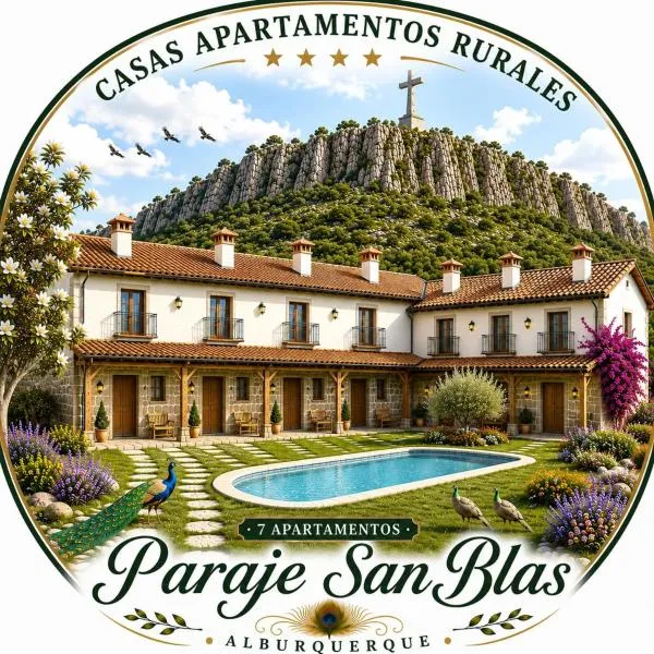 Apartamentos Casas Rurales "Paraje San Blas" TR-BA-00166，位于阿尔伯克基的酒店